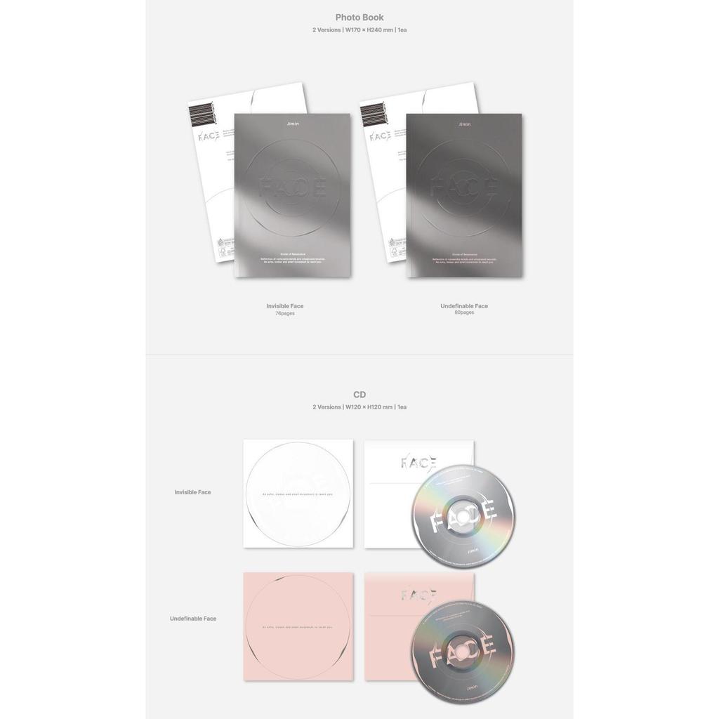 BTS Jimin 1st Album - 'Face' (Photobook Ver.)