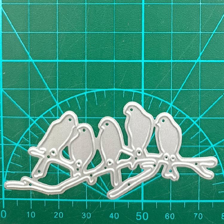 Tree Branch Bird Metal Cutting Dies DIY Stamps Embossing Scrapbooking
