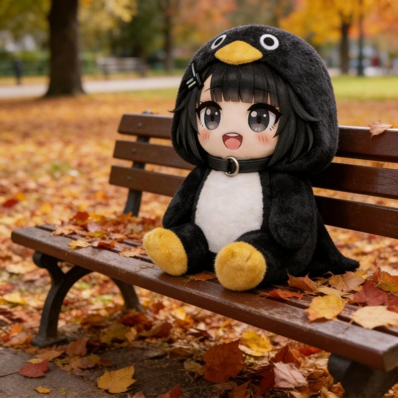 25cm Cute Plush Doll Penguin Gugugaga Can Make Sound Plush Toy Fans Decoration Birthday Gift