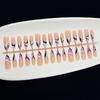 French Manicure, Contrasting Color, Wearable Nails, Nail Patches For Latin American Hotties, Fake Nails