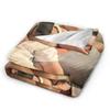 Heated Rivalry Knitted Blankets Flannel Hollanov Lightweight Throw Blanket for Outdoor Travel Bed Rug