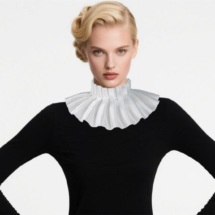 Breathable Tie Stylish Collar Replacement Durable Polyester Blend Day Night Styling