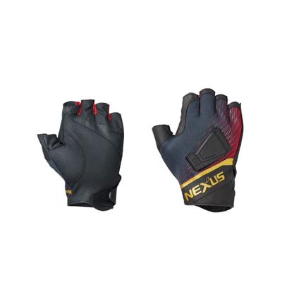 Shimano Nexus Winddichte Magnetische XL Handschuhe, 5-teiliger Schnitt, GL-113V, Rot,