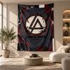 Decorative Tapestry,Linkin Park Printed Wall Art, Lightweight Wall Hanging For Bedroom Background