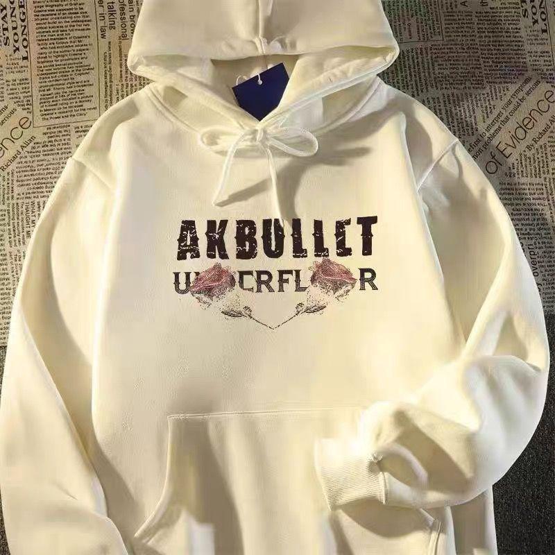 Men's Hooded Sweatshirt New Rock No Brand Y2k Clothes Korean Style Pastel Color Welcome Deal Cotton Tops Funny Skull Male Hoodie