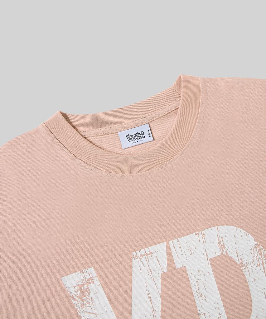 Beodeonteu Basic Verdant Logo Short Sleeve T-Shirt [Pink]