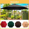 Універсальна пляжна парасолька з нейлону 210t Для заходів на відкритому повітрі Захист від дощу та сонця Різних кольорів