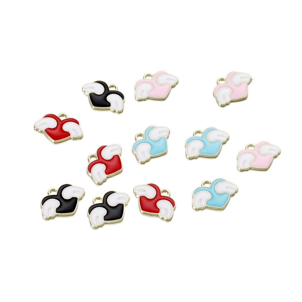 10pcs/bag Mixed Metal Pendant Charms Alloy Necklace Earring Connectors Handmake For DIY Jewelry Making Supplies Accessories