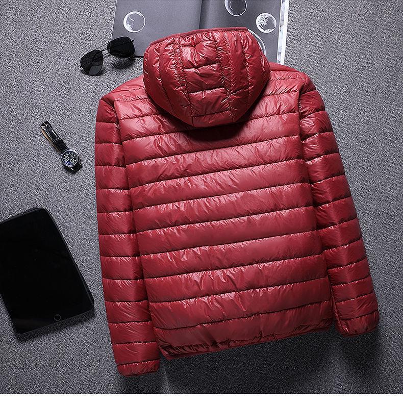 Men's 2023 Lightweight Hooded Cotton Jacket, Warm Winter Outerwear