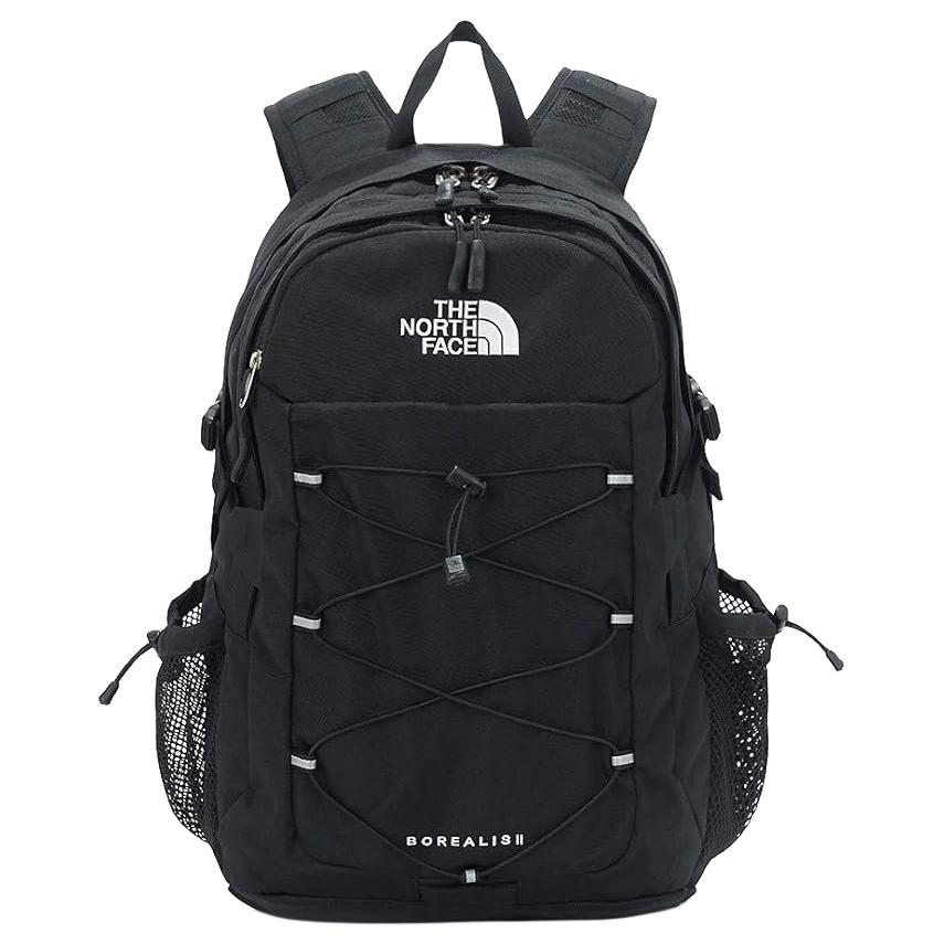 

The North Face Logo Print Zipper Backpack Unisex Backpack Black NM2DM06A Black