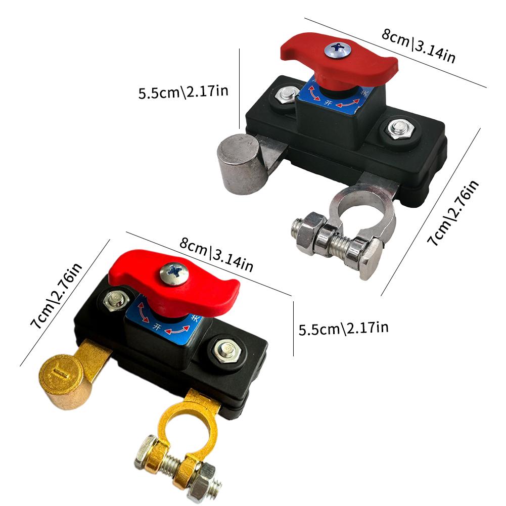 Car Battery Disconnect Switch - Heavy Duty Manual Circuit Breaker. Universal Anti-Power Off Leakage Protector for Auto.