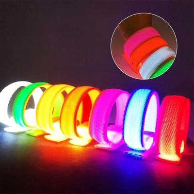 Bar LED Luminous Bracelet Arm Strap Luminous Wristband Fashion Wrist Band  Outdoor Cycling