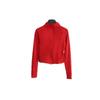 LU Red Polka Dot Long Sleeve Slim-fit Outdoor Sports Jacket Hoodie