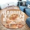 Billie Eilish Round Area Rug,Carpet Rug for Living Room Bedroom Sofa Playroom Decor,Non-slip Floor Mat