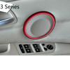 Car Door Speaker Ring Sound Decorations Loudspeaker Trim Car Accessories for E90 3 Series 320 325 2005-2012 Car Styling