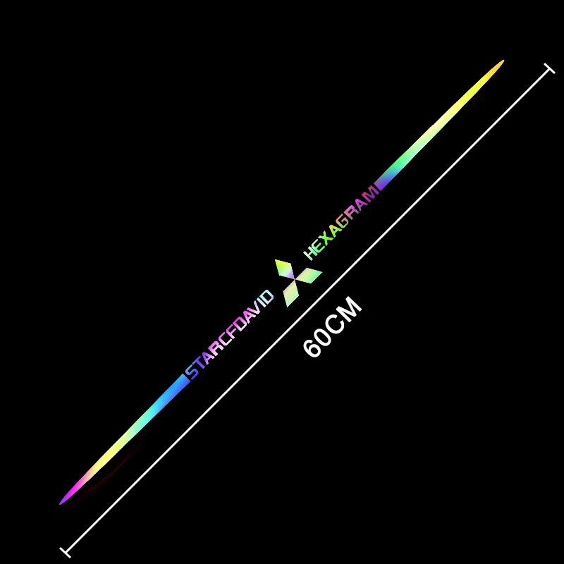 

3D Laser Colorful Exterior Body Decal Car Accessories for Mitsubishi Outlander Sport Triton Mirage Ralliart Galant
