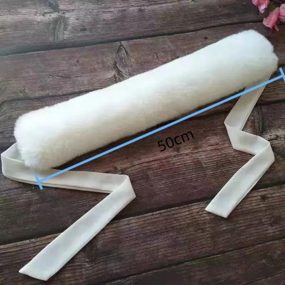 Thickened Imitation Fur Rabbit  Scarf Warm Plush Neckerchief Fashion Women Shawl  Women