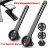 Carbon Fiber Bicycle Computer Holder Road Bike Speedometer Mount Holder Bicycle Handlebar Computer Holder for Garmin