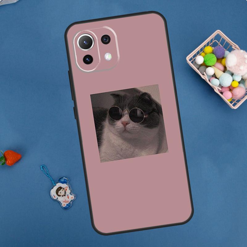 Pink Aesthetic Cute Cat Animal Case For Xiaomi 15 Ultra 13 14 11T 12T 13T 14T Pro POCO X7 Pro F5 F6 M6 X3 X5 X6 Pro Coque