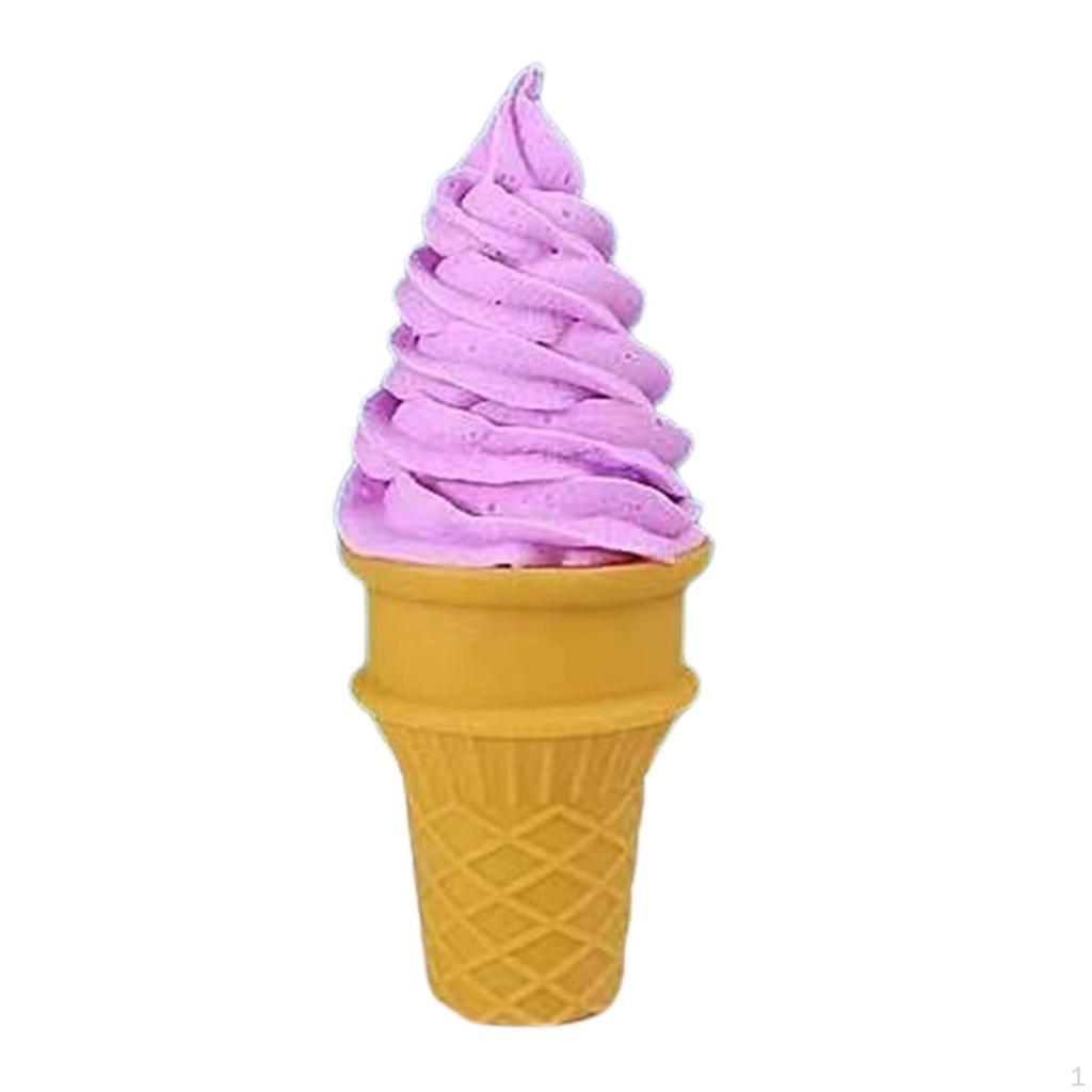 Artificial Ice Cream Cone for Display - Realistic Dessert Prop