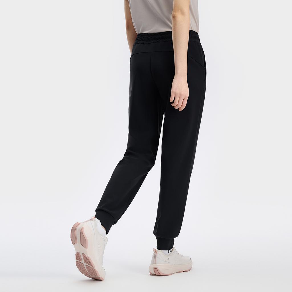 New FILA Knitted Sports Pants Women's Pitch Black A11W431604FBK