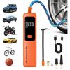Tire Inflator Portable Air Compressor –Auto Shut-Off, Cordless Rechargeable Digital Car Tire Pump For Car, Motorcycle, Bicycle & Balls