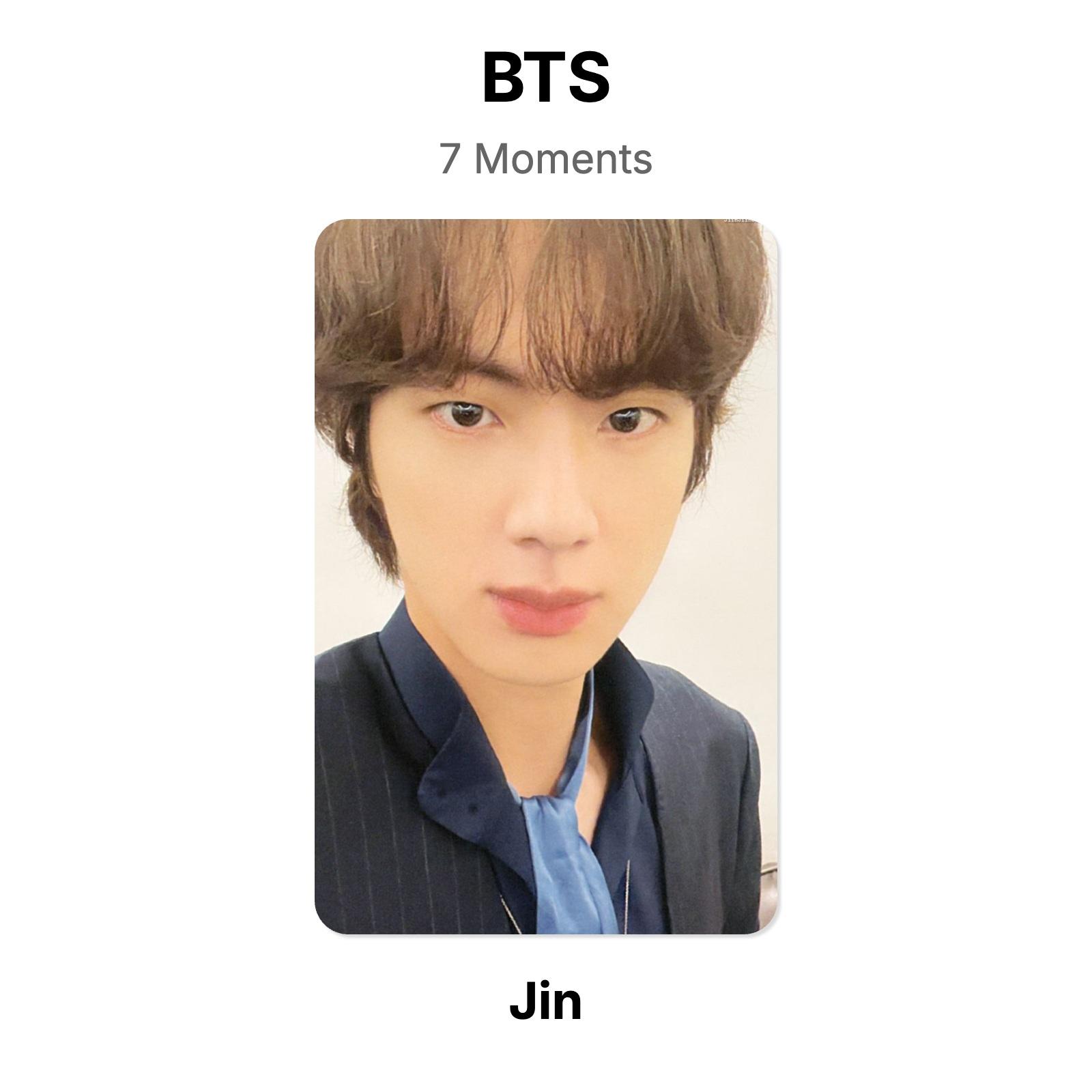 BTS 7 Moments Official Photocard Jin