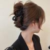 Header Double Wave Updo Half-up Hair with Hair Pin