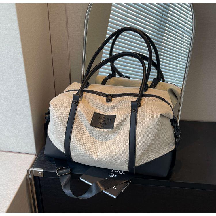 Women's Large Capacity Canvas Tote for Travel & Fitness