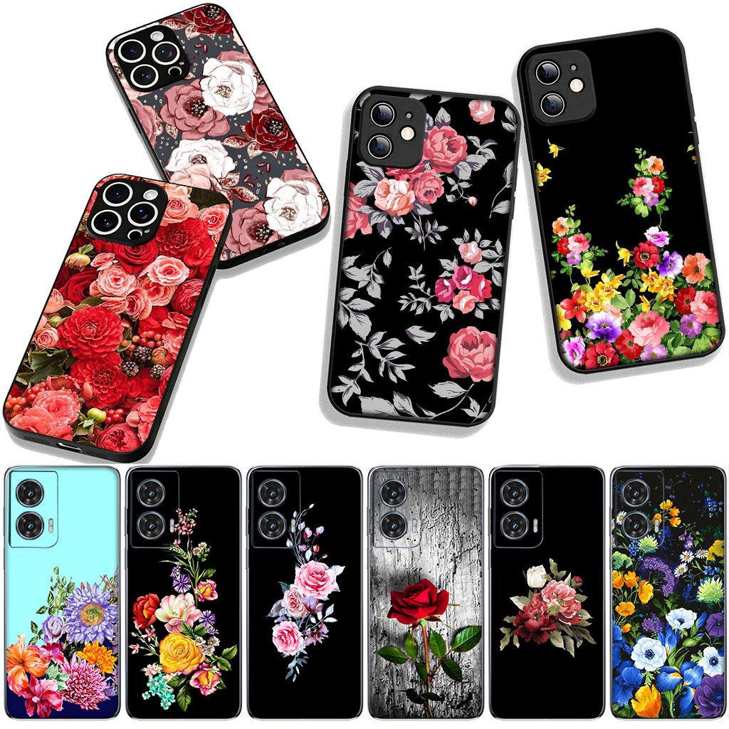 Rose Flower Phone Cover Case for Huawei P30 P20 P10 Mate 10 20 Pro Lite Y9A Y8S P Smart Y7 Y9 Prime Casing