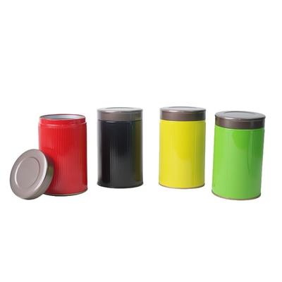 Thickened Loose Tea Canister Circular Pattern Tea Tin Can Mini Tea Sealed Jar  Household Use