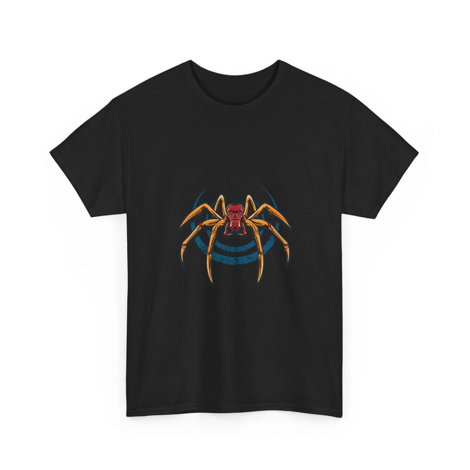 

Red Blue Spider graphic Tee | Creepy Halloween arachnid shirt, Cool Shirt, Style L