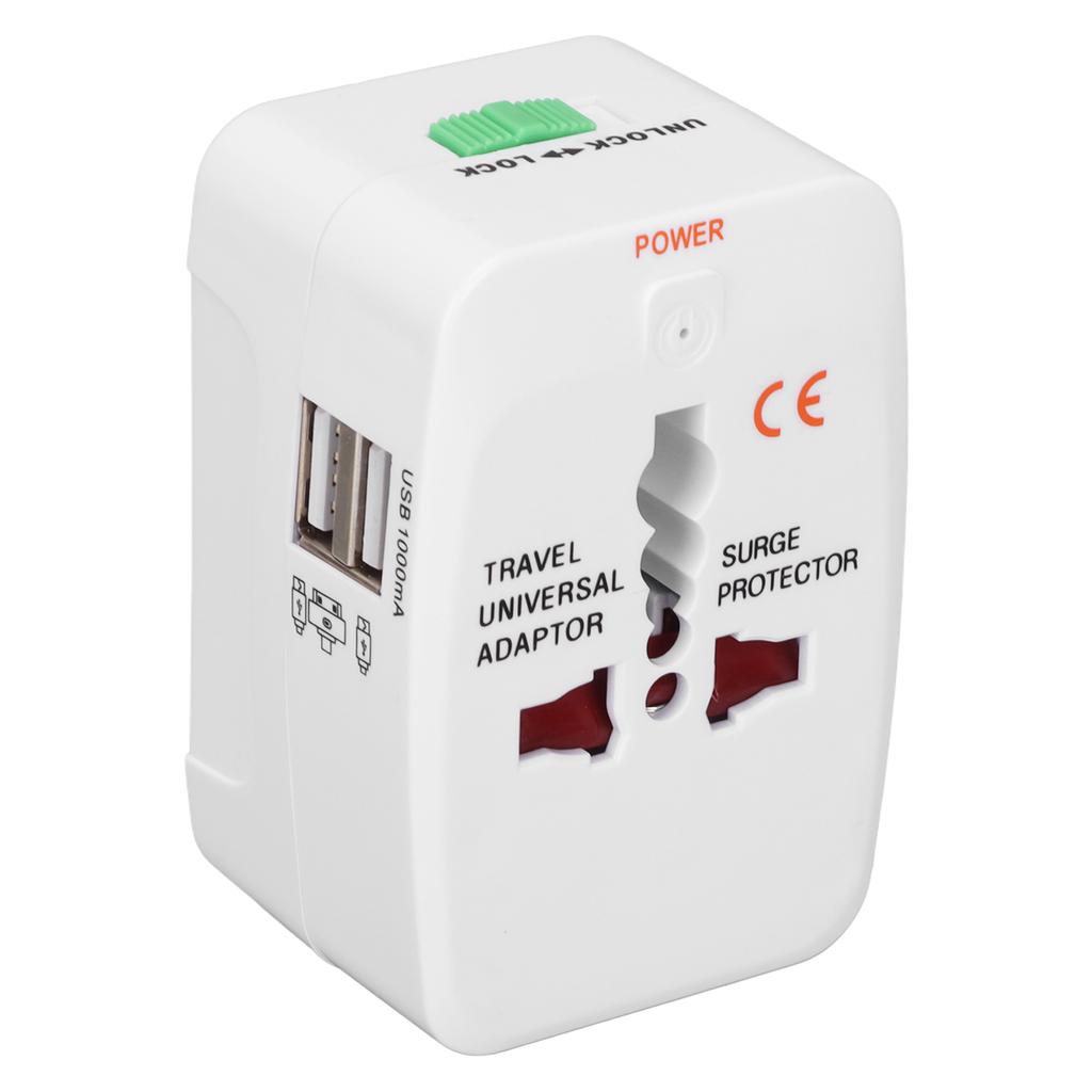 Universal Travel Adapter International Wall Charger for Most of Countries