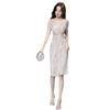 Small evening dress dress women's 1011 summer new champagne socialite temperament banquet host dress can usually be worn