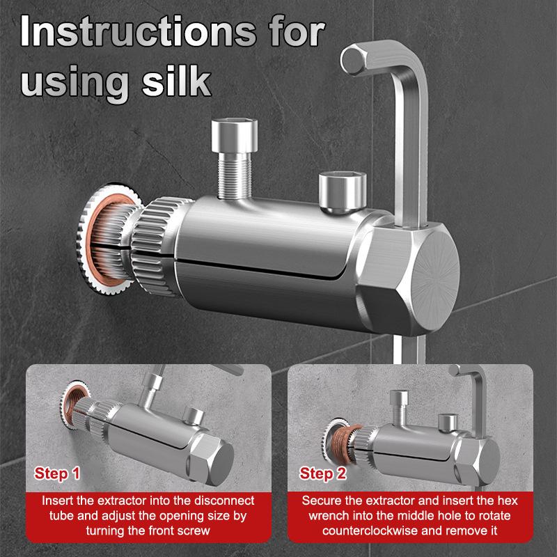 Universeller Wasserhahn Drahtbruch Ausdreher Beschädigter Schraubenausdreher Entferner Abgedrehter Schraubenausdreher Entferner Werkzeuge