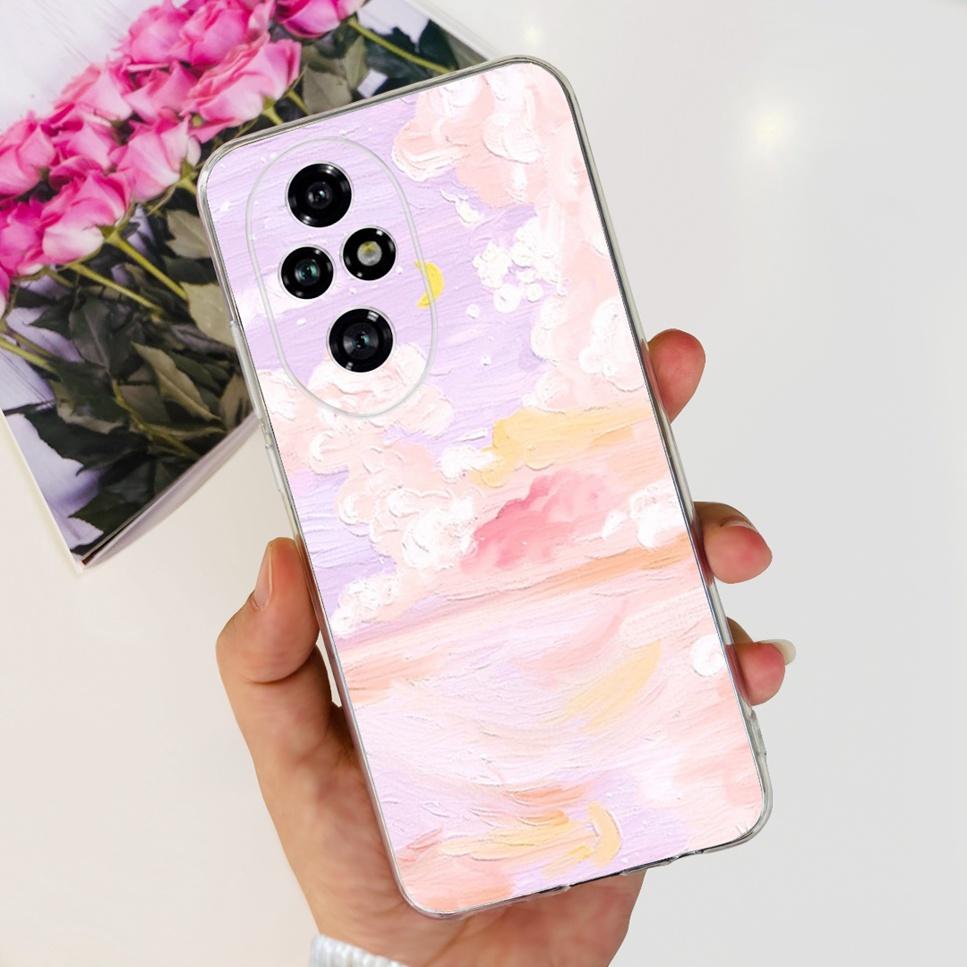 For Huawei Honor 200 6.7"Case Cute Cartoon Panda Astronaut Soft Silicone TPU Cover For Honor 200Pro Honor 200 Lite 5G Phone Case