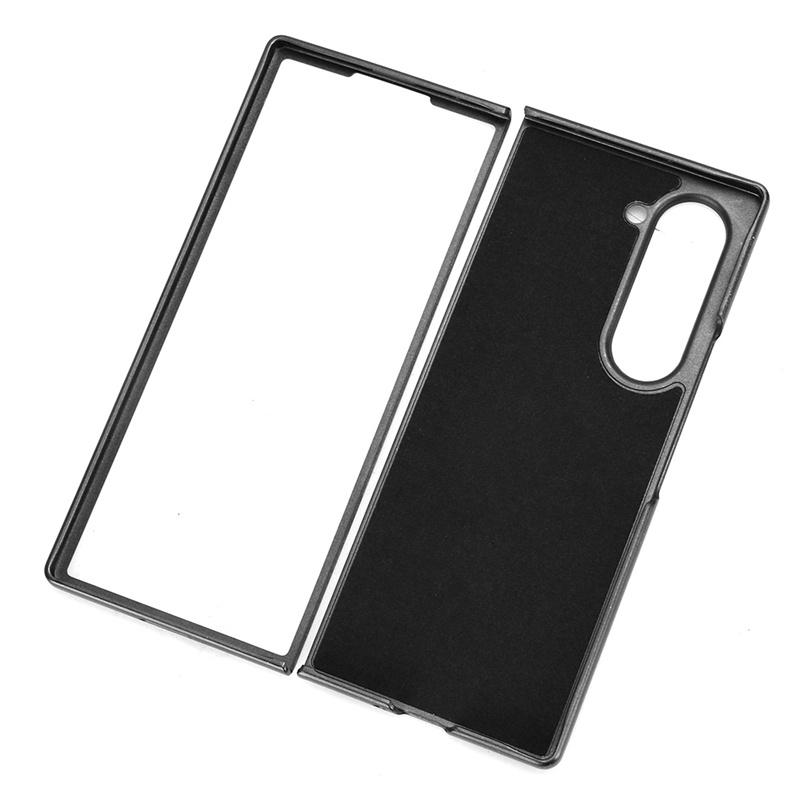 For samsung galaxy z fold6 5g phone case lychee phone case bumper rear shock case galaxy z fold5 4 3 2folding case