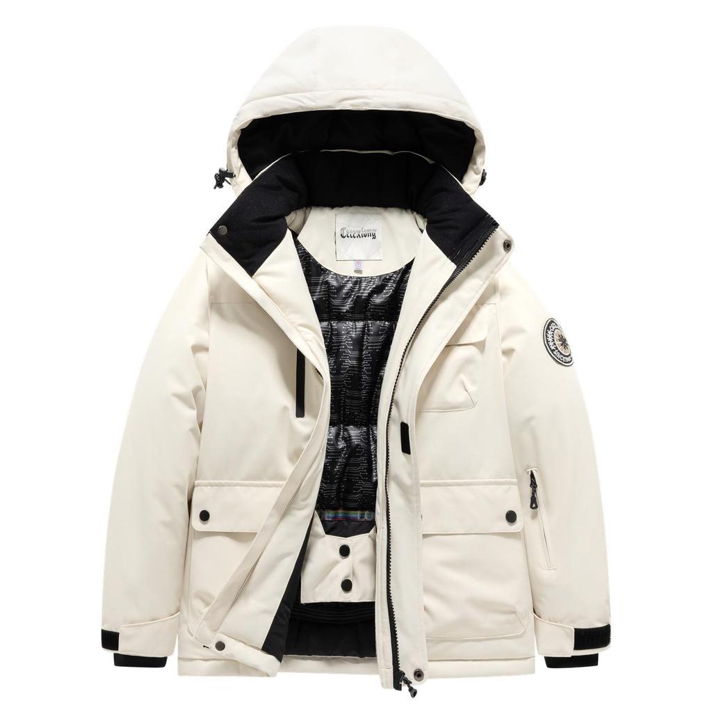 Kids' Waterproof & Windproof Ski Pants with Straps - Thickened, Warm Outdoor Gear for Boys & Girls