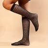 3 Pair Sexy Fishnet Stockings Hollow Out Woman Socks Transparent Knee High Socks Gothic Lolita Japanese Mid-Tube Female Socks