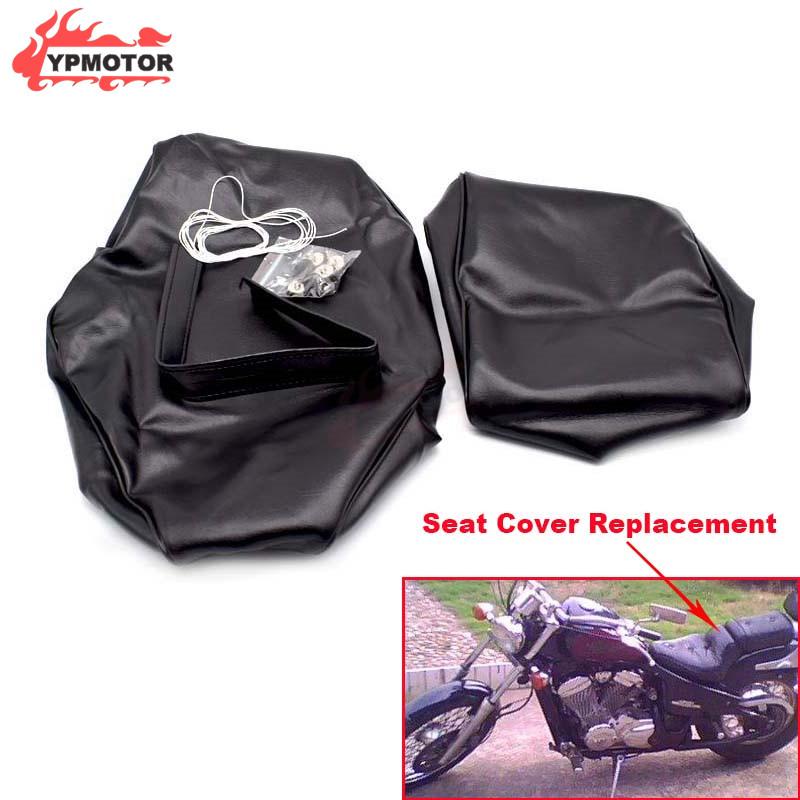 VLX 400 PU Leather Motorcycle Seat Cover Cushion Guard Protection Waterproof Replacement Repair For Honda Steed 400 VLX400