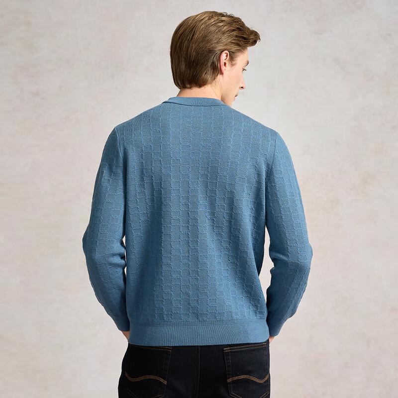 Men's Autumn Winter 90% Wool Sesame Dot Sweater