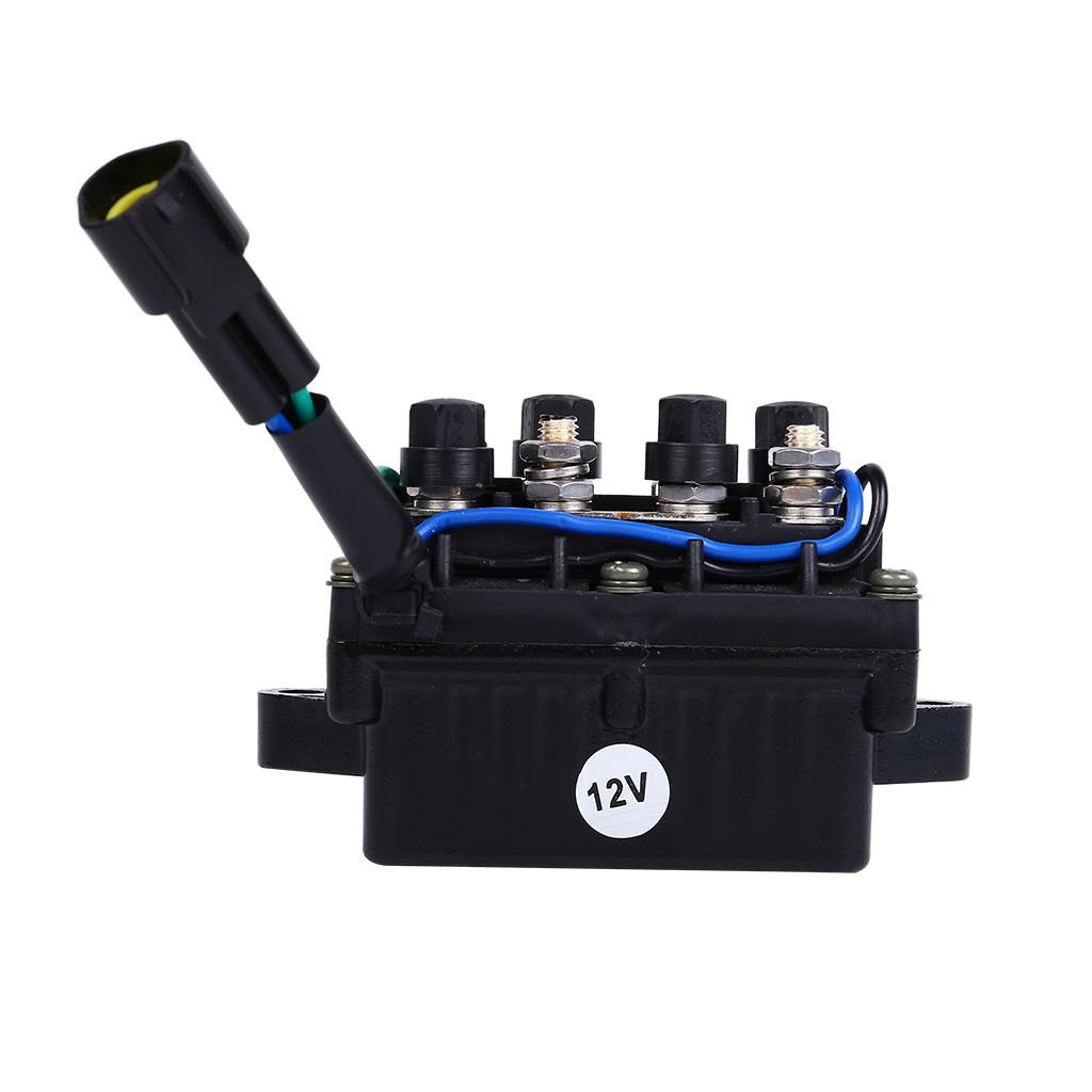 

Реле триммера подвесного двигателя, портативное внутреннее 3-контактное реле наклона, 61A81950100 чёрный