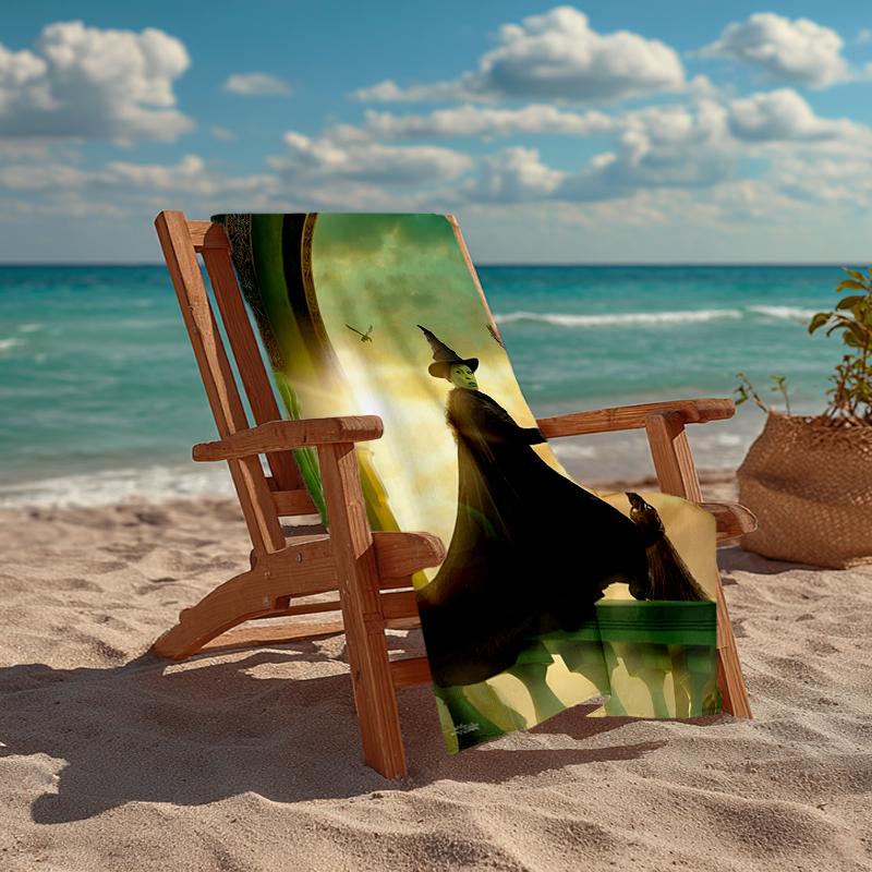 Ultra-Soft Beach Towel with Wicked Theme,Ideal for Pool - Camping, Diving - Perfect Travel Essential, Vibrant Beach Towel.