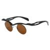 Semi-rimless Round Sunglasses  New Fashion Casual Shades Women Ins Trendy Brand Design Stylish Outdoor Sun Glasses