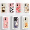 For OPPO A79 A77 A77s A78 A83 A91 A92 A93 A93s A94 A95 A96 4G 5G Phone Cases Lovely Panda Kitten Pattern Liquid Silicone Anti Slip Shell For OPPO Capa