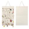Felt Jewelry Hanging Organizer Wall Mounted Earring Necklace Ring Storage Bag for Home Decoration