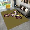 Tappeto da Area Tappeto da Corsa per Moto 3D Grande, Tappeto per Casa Soggiorno Camera da Letto Divano Zerbino Decorazione, Tappetino Antiscivolo per Giochi per Bambini
