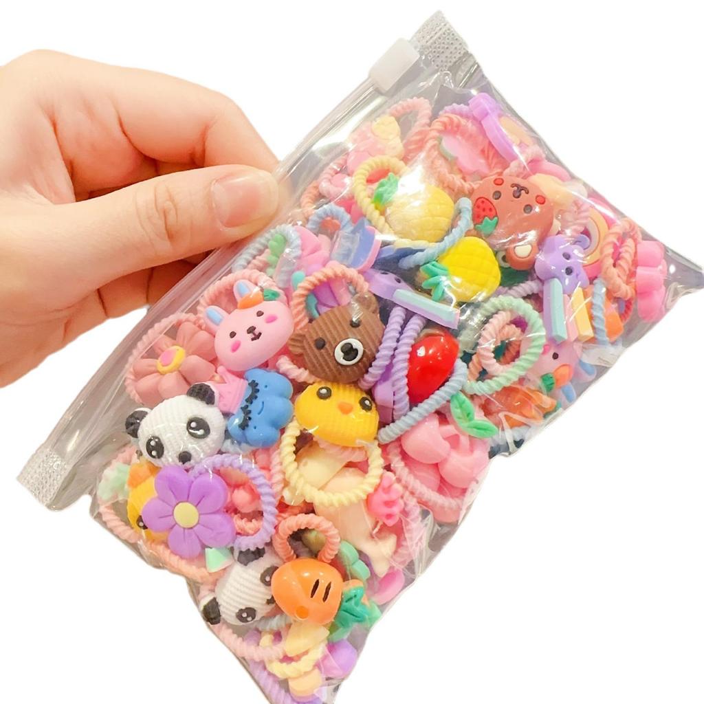 2025 Cute No-Damage Rubber Hair Ties for Kids