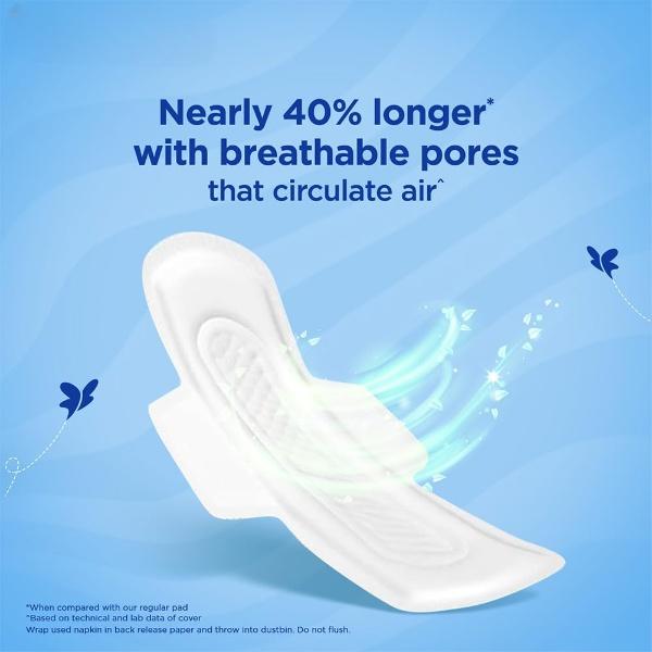 Stayfree Advanced XXL Ultra Soft Sanitary Pads for Women | 42 Soft Cotton Pads for All day Ultra Comfort | Locks Heavy flow | Prevent Rashes