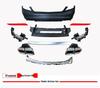 Mercedes W222 S-Class 14-17 AMG S65 Pre-Facelift Wide Body Kit: Front Bumper, Rear Bumper, Side Skirts
